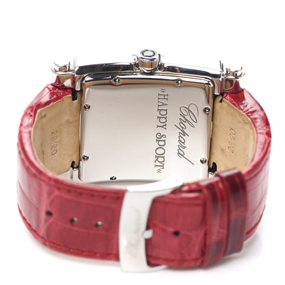 Chopard Stainless Steel Alligator Diamond Bezel 36mm Happy Diamonds Quartz Watch 4 of 6