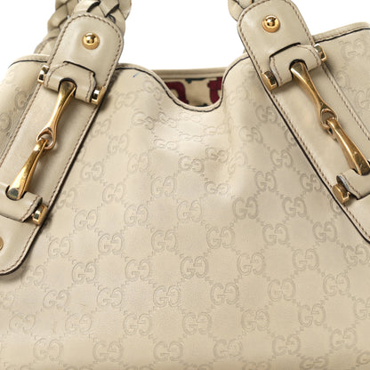 Gucci Guccissima Small Pelham Shoulder Bag Off White 8 of 10
