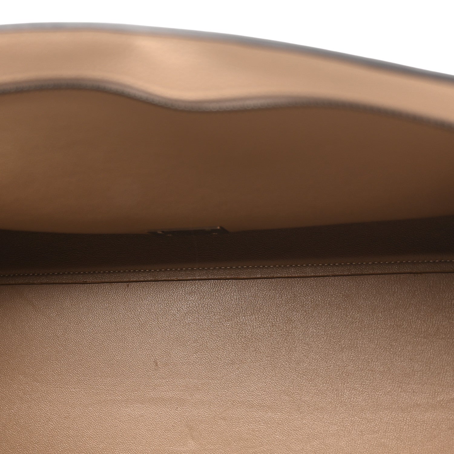 Celine Drummed Calfskin Suede Medium Trapeze Dune 5 of 11