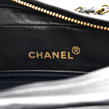 Chanel Lambskin Quilted Tassel Camera Case Black 6 of 10