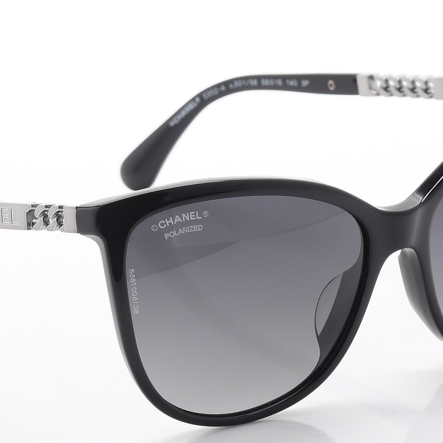 Chanel Chain Polarized Sunglasses 5352-A Black 7 of 8