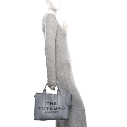 Marc Jacobs Grained Calfskin Medium The Tote Bag Grey 2 of 9