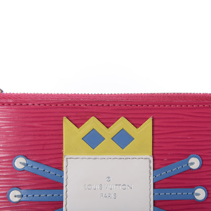 Louis Vuitton Epi Tribal Mask Key Pouch Pivoine 9 of 9