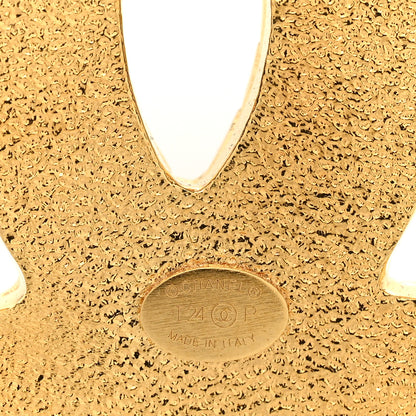 Chanel Enamel CC Brooch Denim Blue 4 of 5