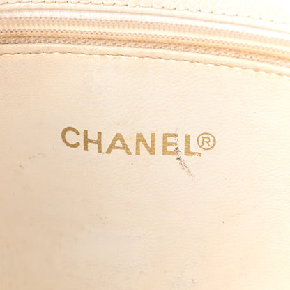 Chanel Caviar Flap Shoulder Bag White 6 of 11