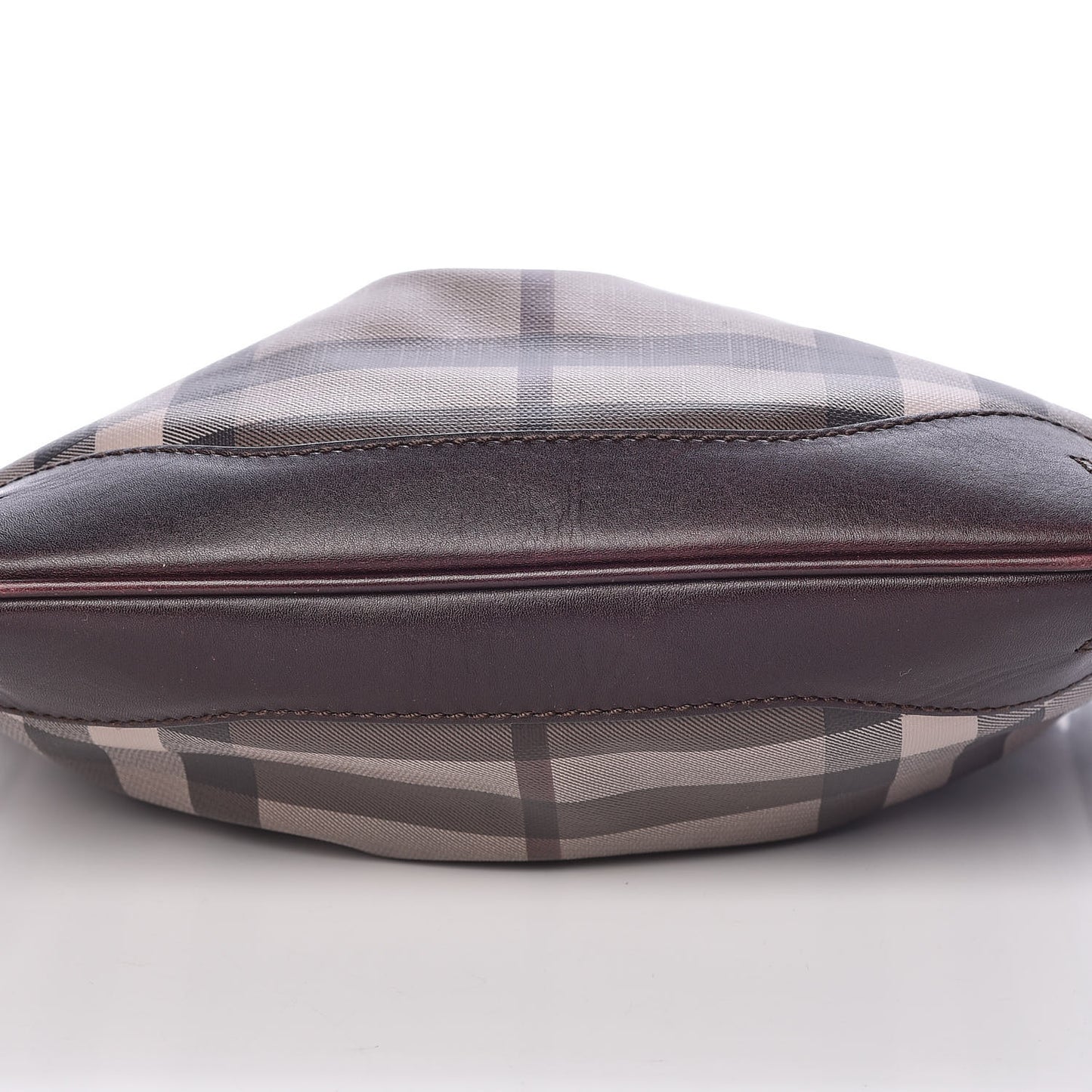 Smoked Check Hartham Shoulder Bag Chocolate