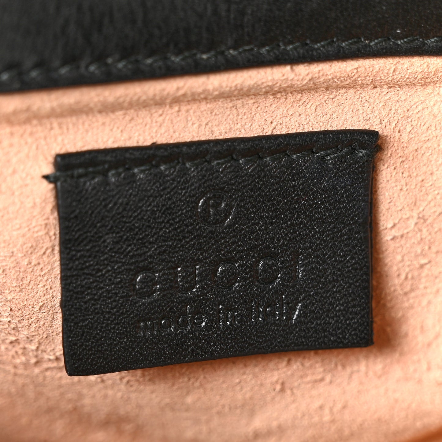 Calfskin Matelasse Super Mini GG Marmont Shoulder Bag Black