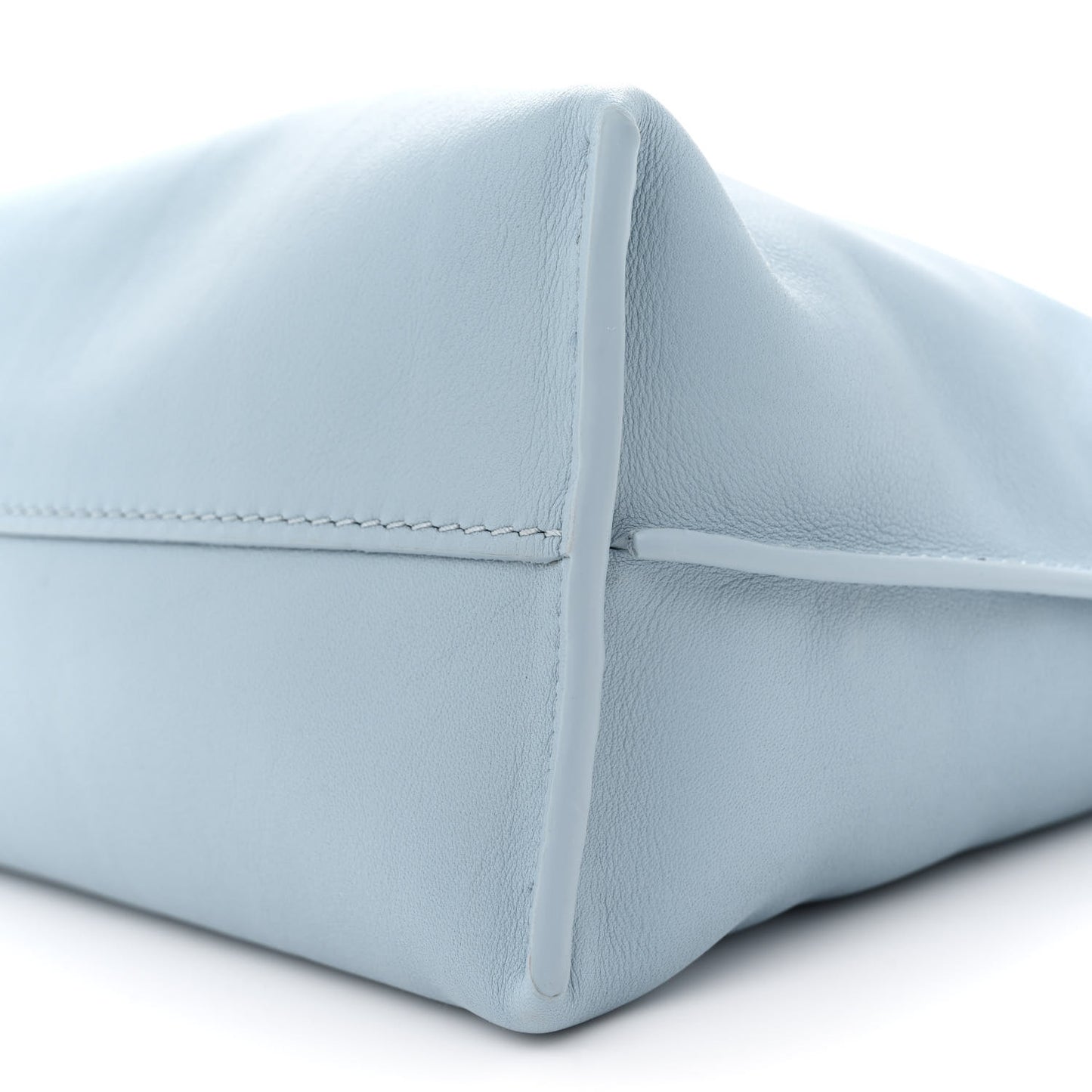 Nappa Medium Flamenco Knot Bag Dusty Blue