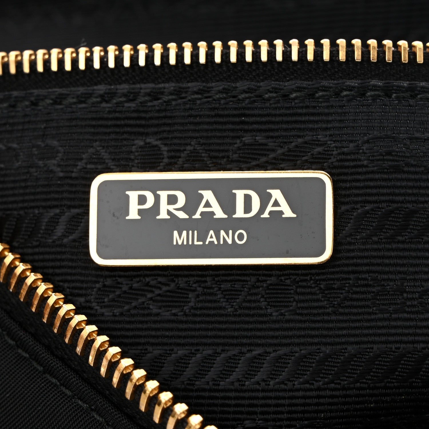 Prada Tessuto Nylon Saffiano Crossbody Bag Black 6 of 10
