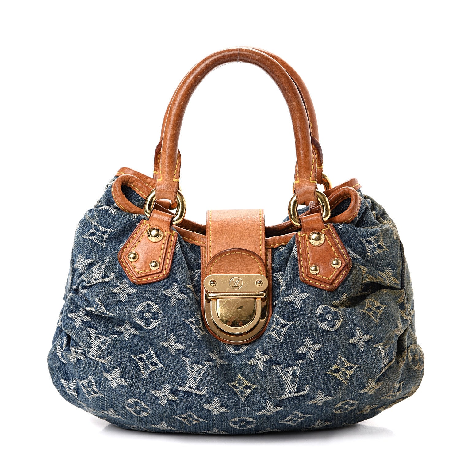 Louis Vuitton Monogram Denim Pleaty Blue 1 of 20