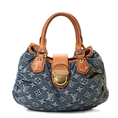 Louis Vuitton Monogram Denim Pleaty Blue 1 of 20