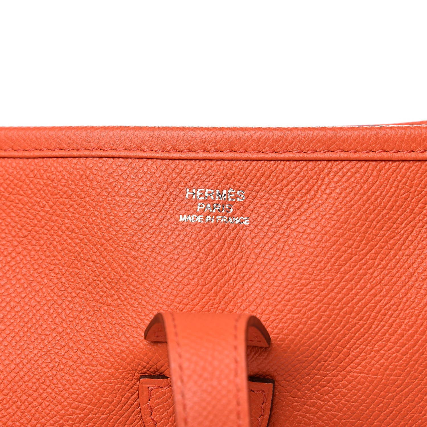 Hermes Epsom Evelyne III PM Orange Poppy 6 of 9