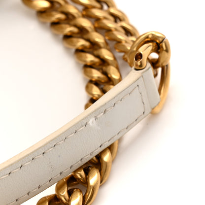 Louis Vuitton Calfskin New Wave Chain MM Snow 12 of 12