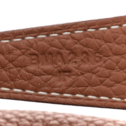Hermes Taurillon Clemence Lindy 26 Gold 7 of 11