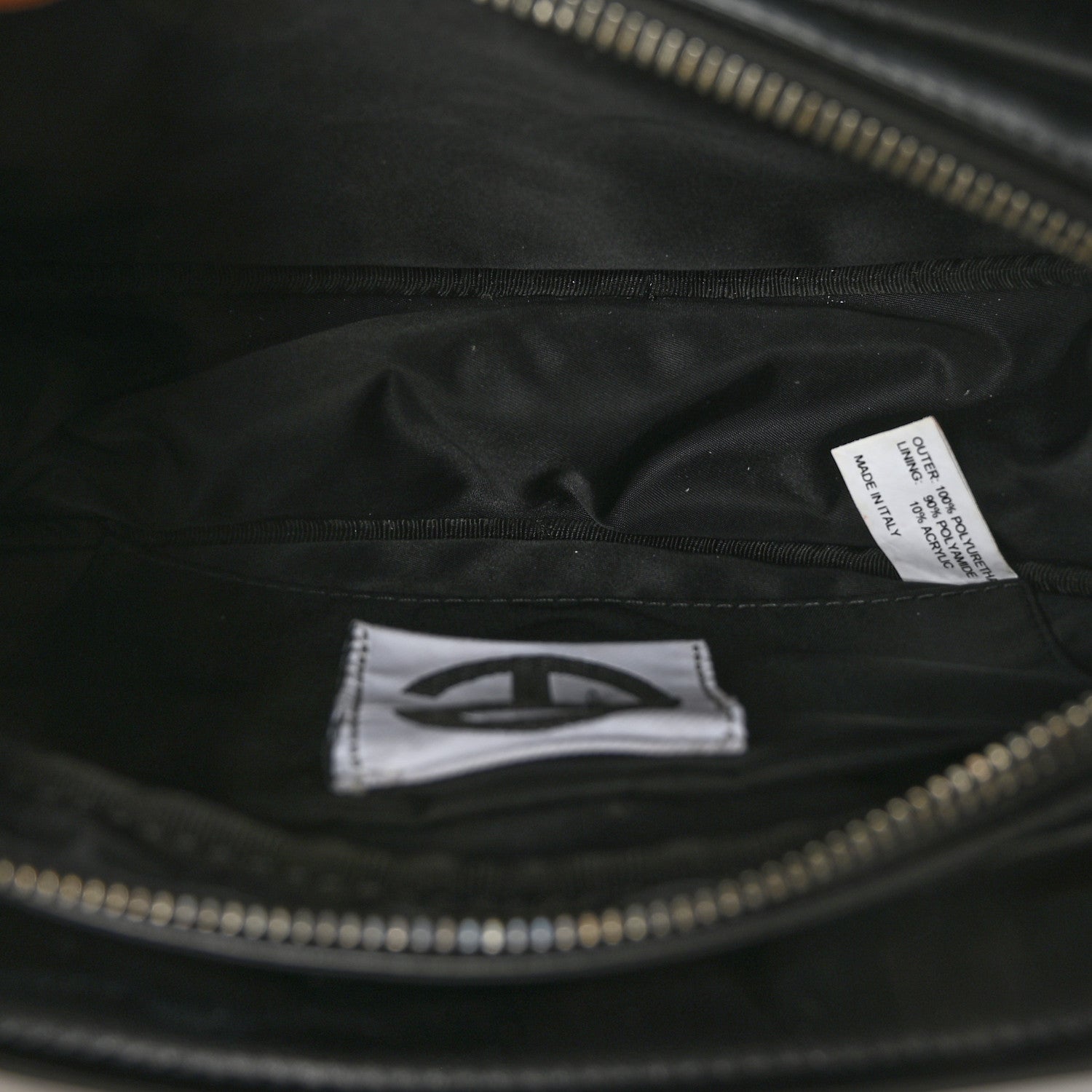 Telfar Vegan Leather Round Circle Bag Black 4 of 5