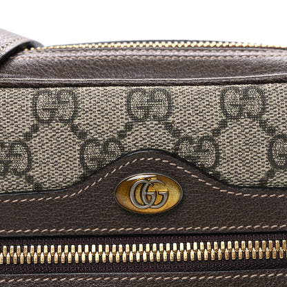 Gucci GG Supreme Monogram Web Small Ophidia Belt Bag 85 34 Dark Brown 8 of 11