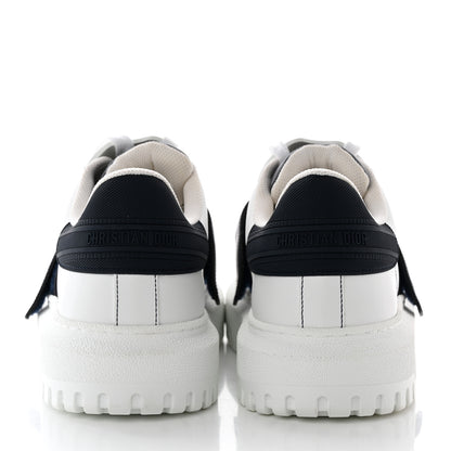 Christian Dior Calfskin Bi-Color Dior-ID Platform Sneakers 40 White Deep Blue 5 of 18