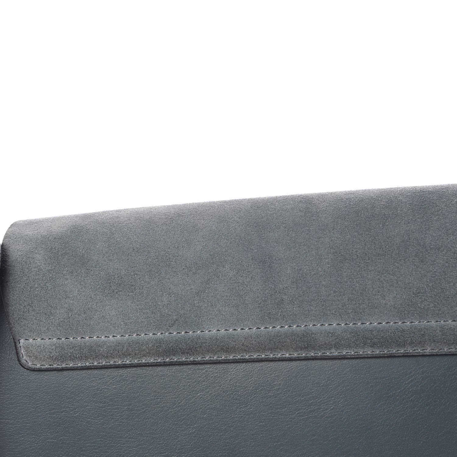 Chloe Suede Calfskin Small Faye Shoulder Bag Cloudy Blue 10 of 10