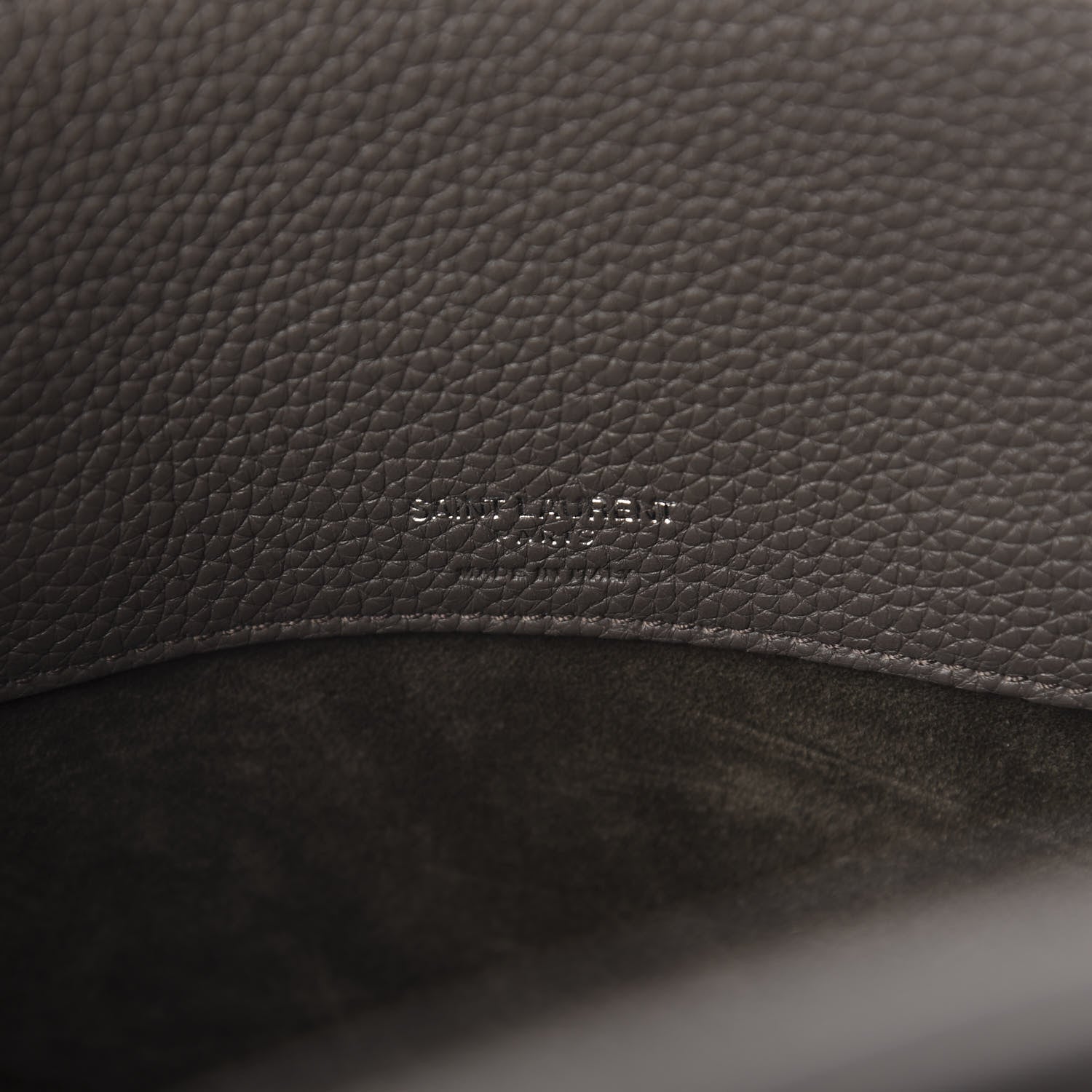 Saint Laurent Grained Calfskin Baby Sac De Jour Souple Earth 10 of 12
