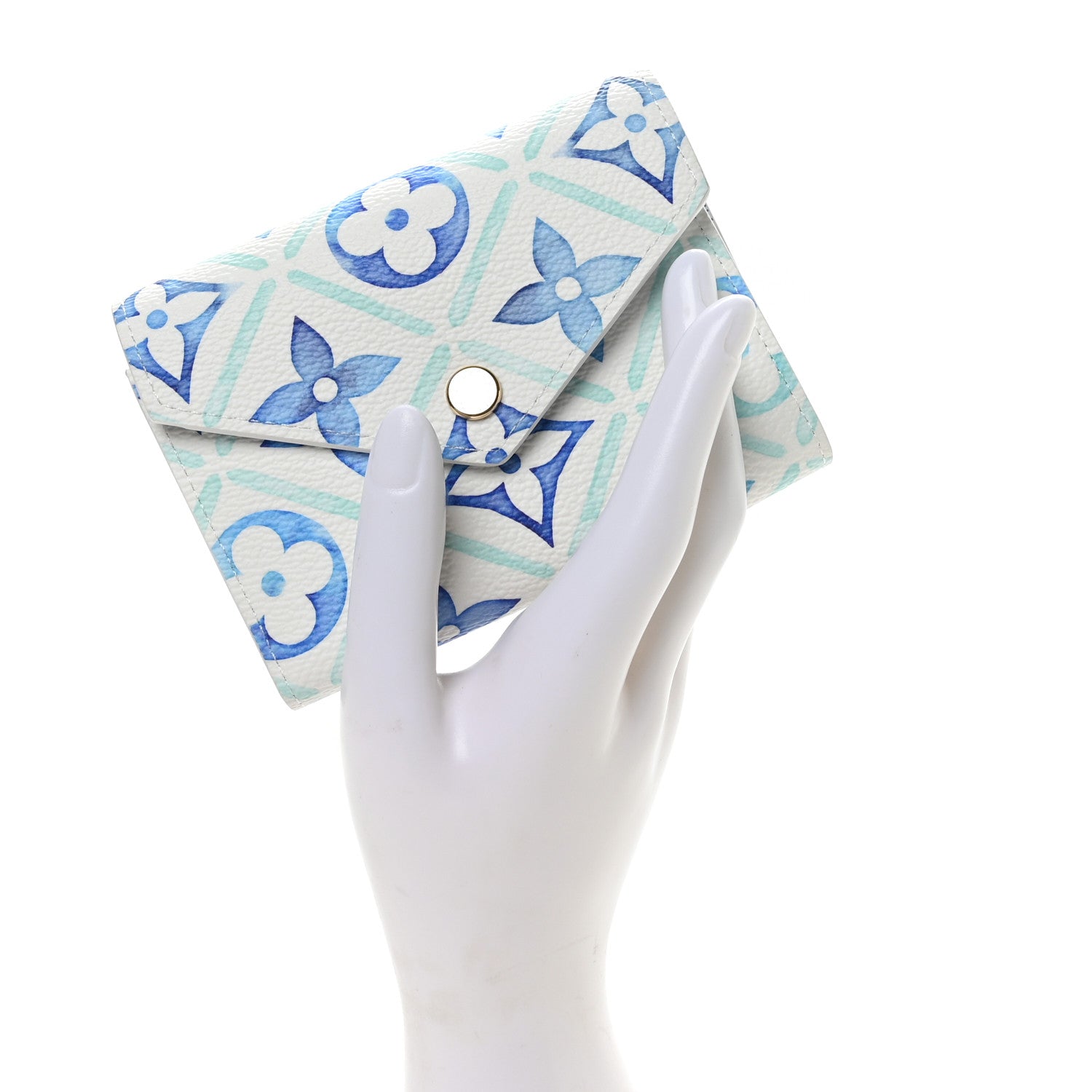 Louis Vuitton Monogram Tiles By The Pool Victorine Wallet Blue 2 of 6