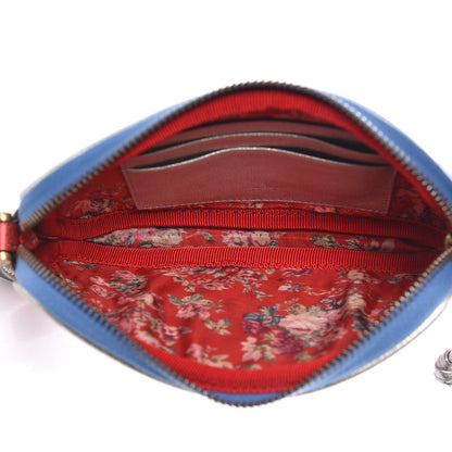 Gucci Laminated Nappa Trapuntata Zumi iPhone Case Rosso Marine Argento 5 of 10