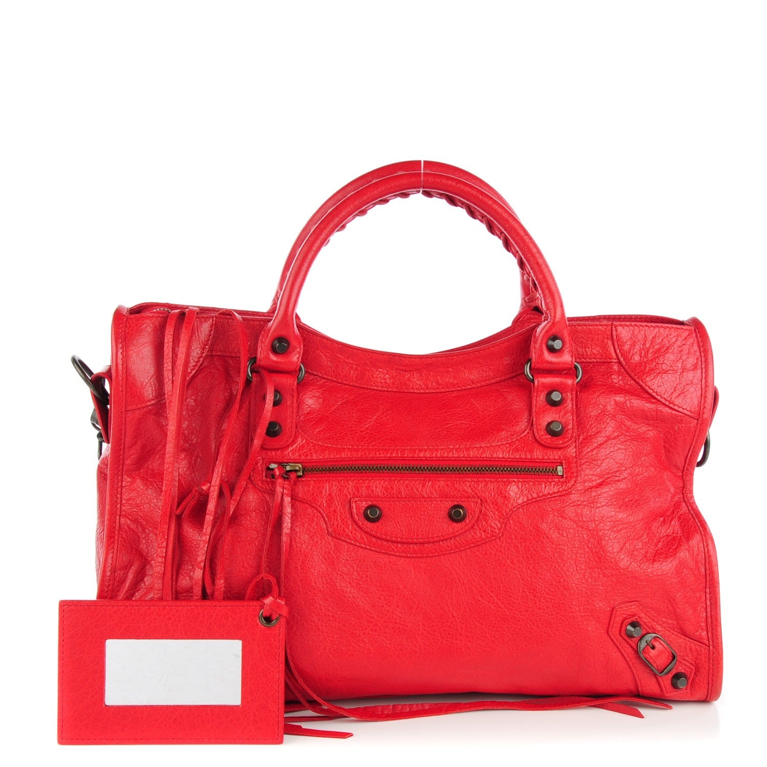Balenciaga Agneau Classic Hardware City Rouge Coquelicot 1 of 8