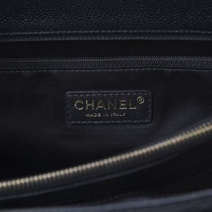 Chanel Caviar Quilted Grand Shopping Tote GST Black 5 of 17