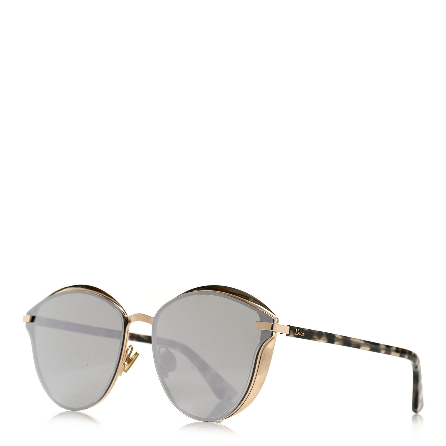 Round Mirrored Murmure Sunglasses Havana