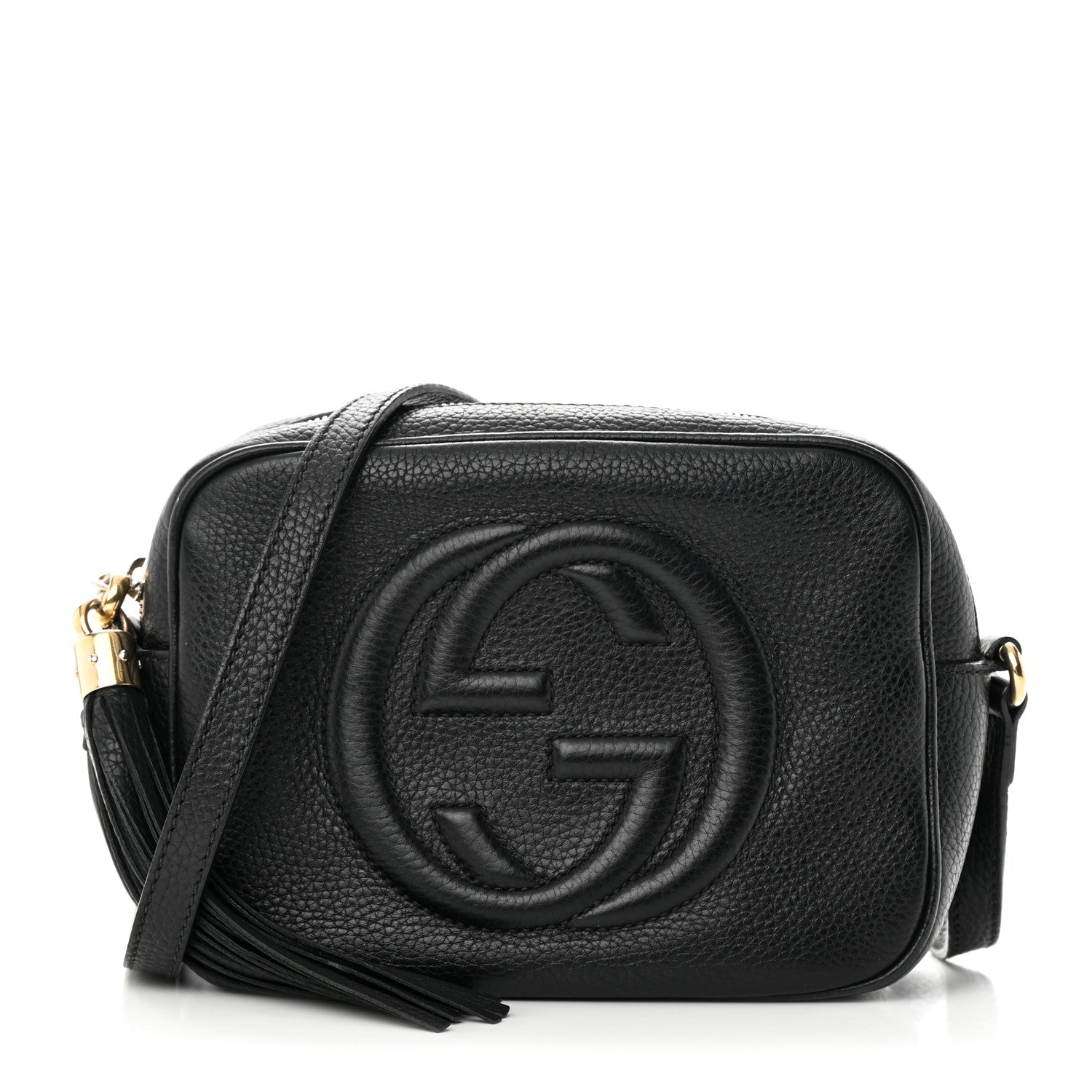 Gucci Pebbled Calfskin Small Soho Disco Bag Black 1 of 19