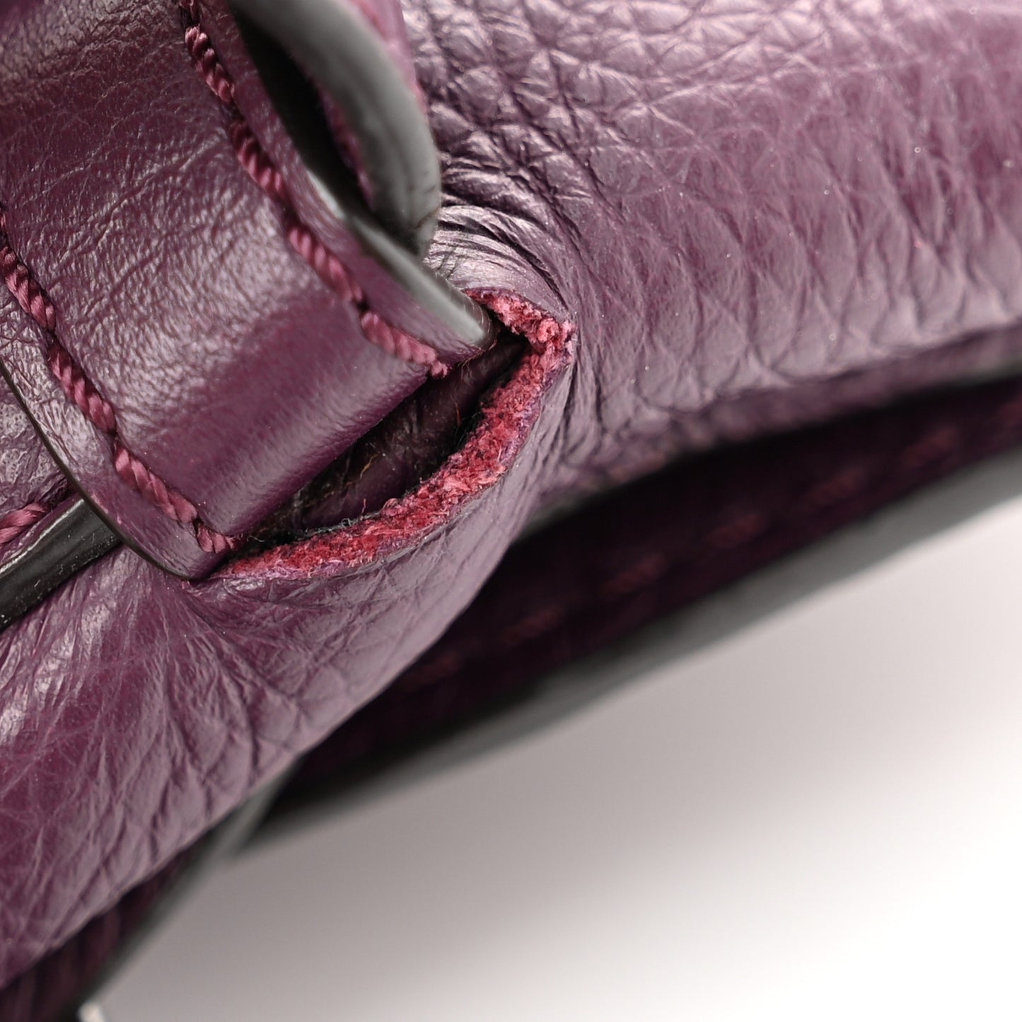 Calfskin Mini Marcie Round Crossbody Bag Dark Velvet