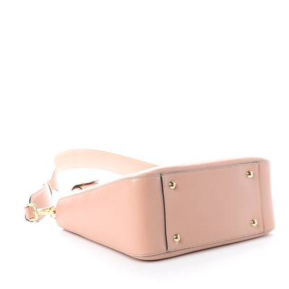 Fendi Vitello Glacier Small FF Tote Rosa Bourbon 3 of 8
