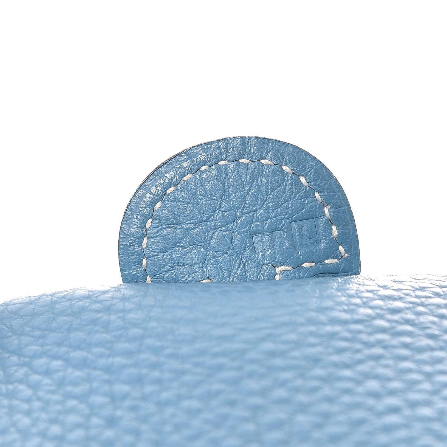 Hermes Taurillon Clemence Evelyne PM Blue Jean 7 of 8