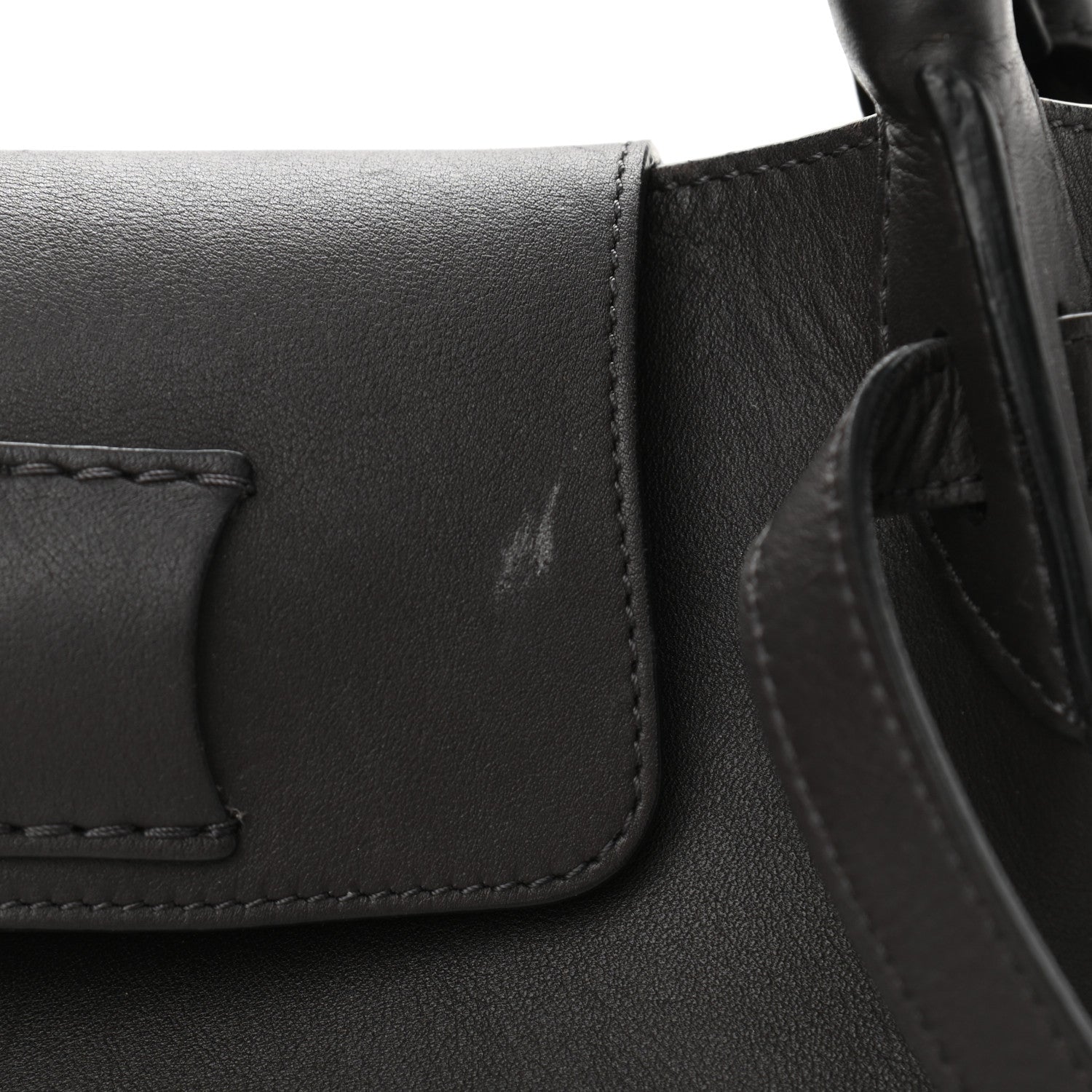 Celine Smooth Calfskin Small Big Bag Liquorice 11 of 12