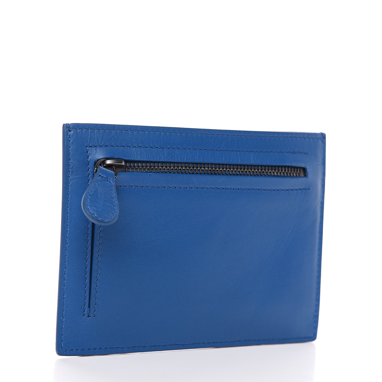Bottega Veneta Nappa Intrecciato Card Case Sapphire 2 of 6
