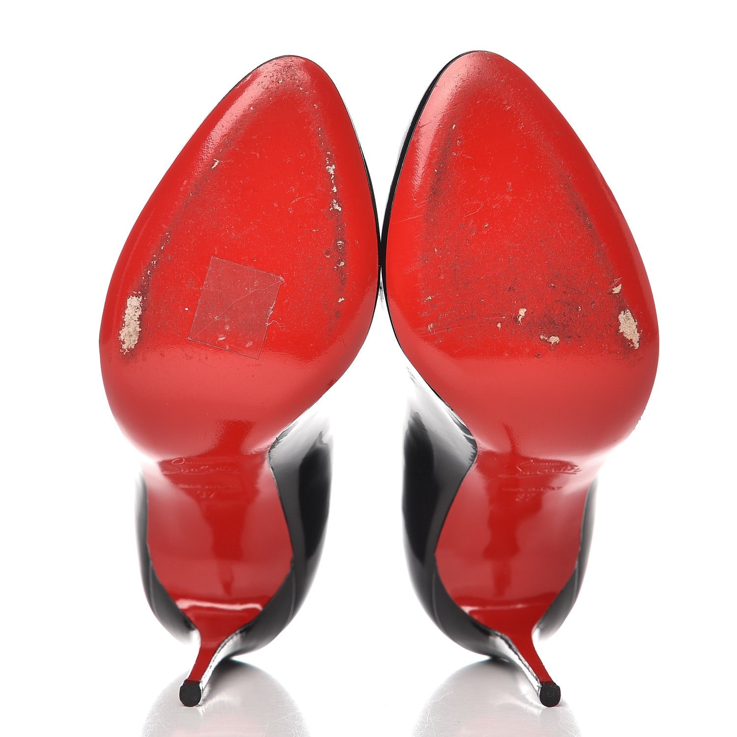 Christian Louboutin Patent Dorissima 100 Pumps 37 Black 5 of 13