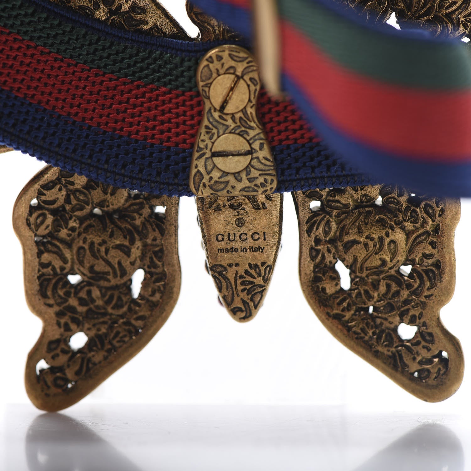 Gucci Web Crystal Butterfly Bracelet Multicolor 4 of 4