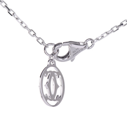 Cartier 18K White Gold Diamond SM D'Amour Pendant Necklace 5 of 6