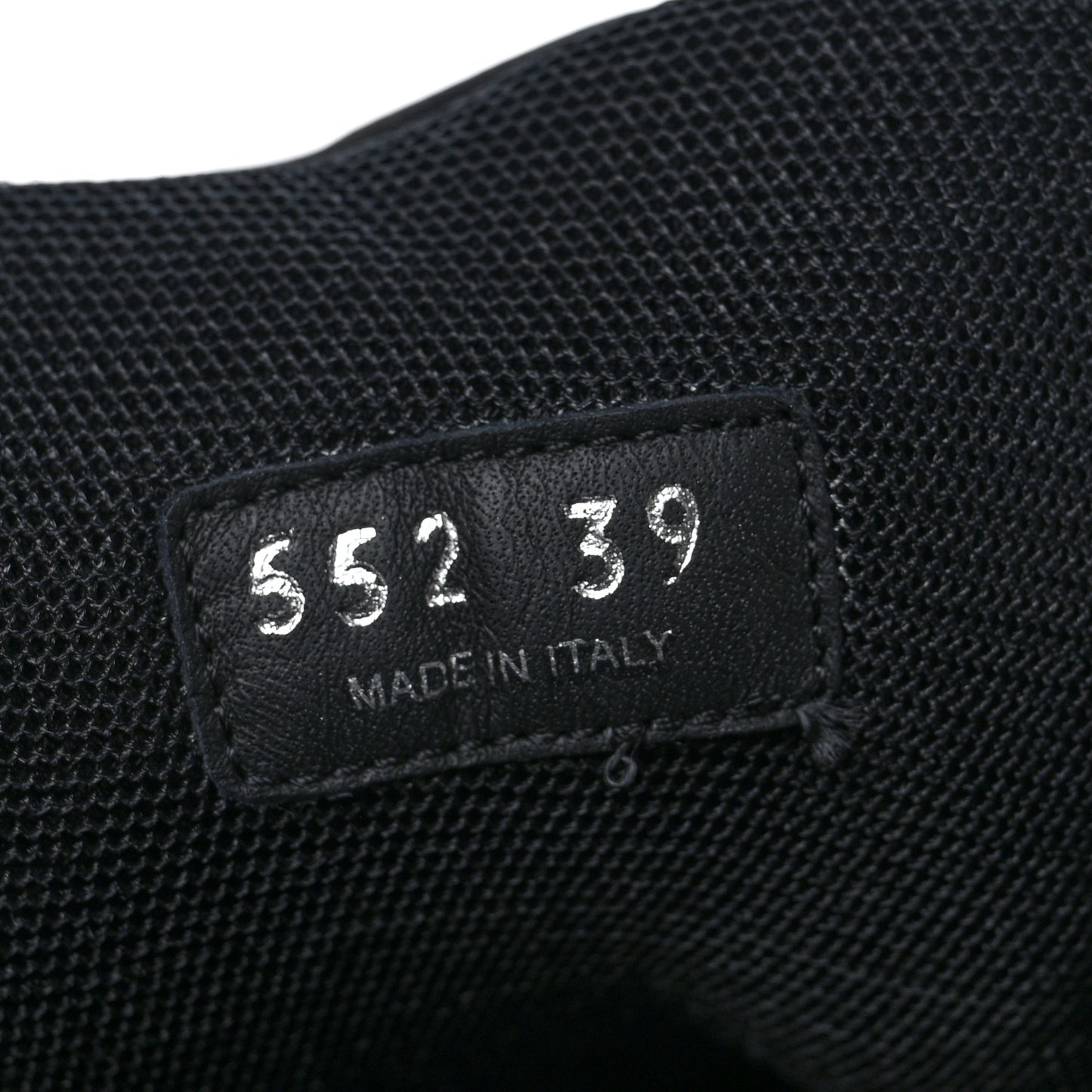 Nylon Gabardine Logo Sneakers 39 Black White