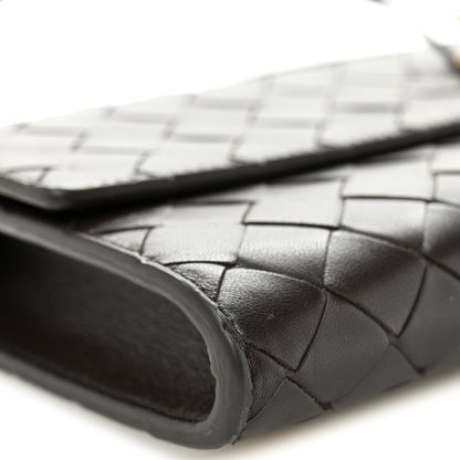 Bottega Veneta Nappa Intrecciato Long Andiamo Top Handle Clutch Fondant 8 of 9