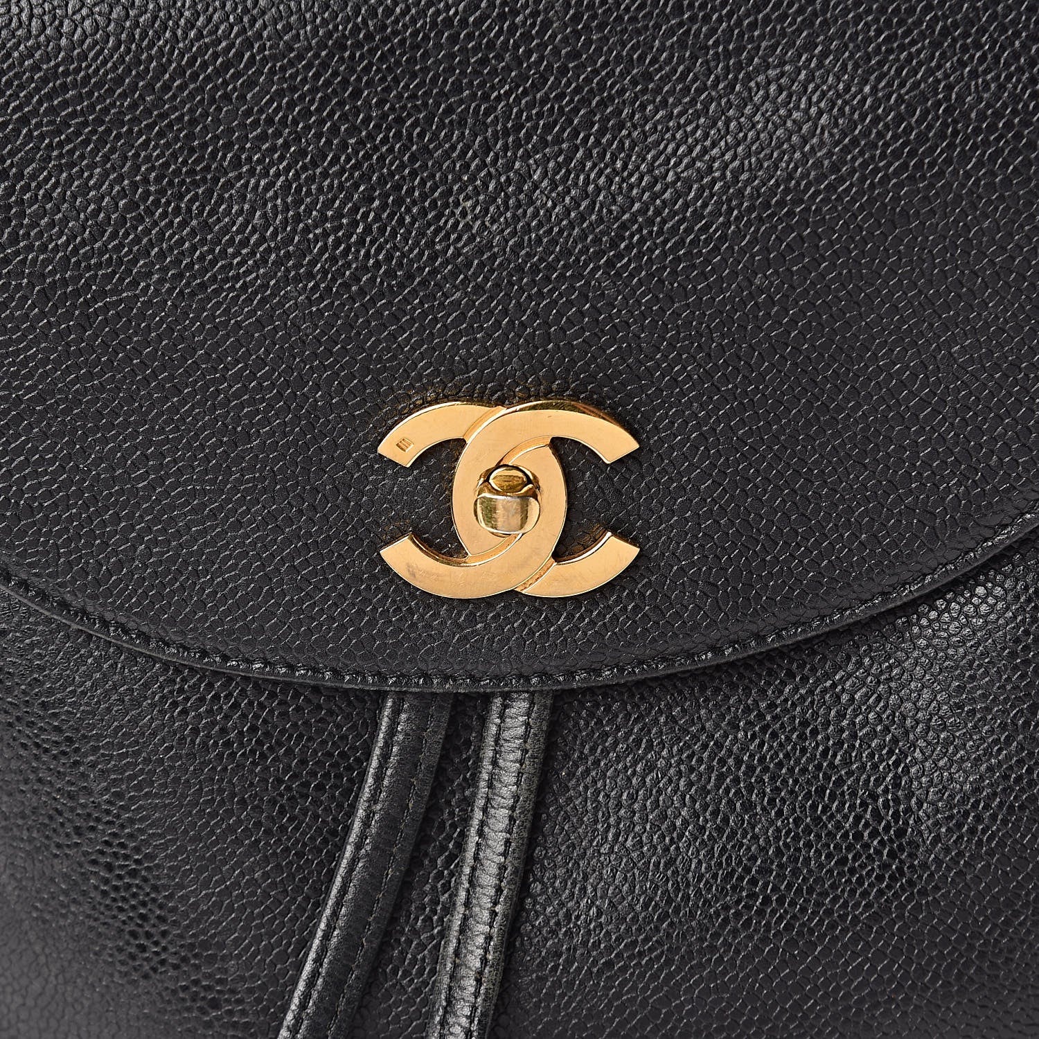 Chanel Caviar CC Backpack Black 12 of 12
