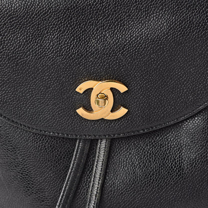 Chanel Caviar CC Backpack Black 12 of 12