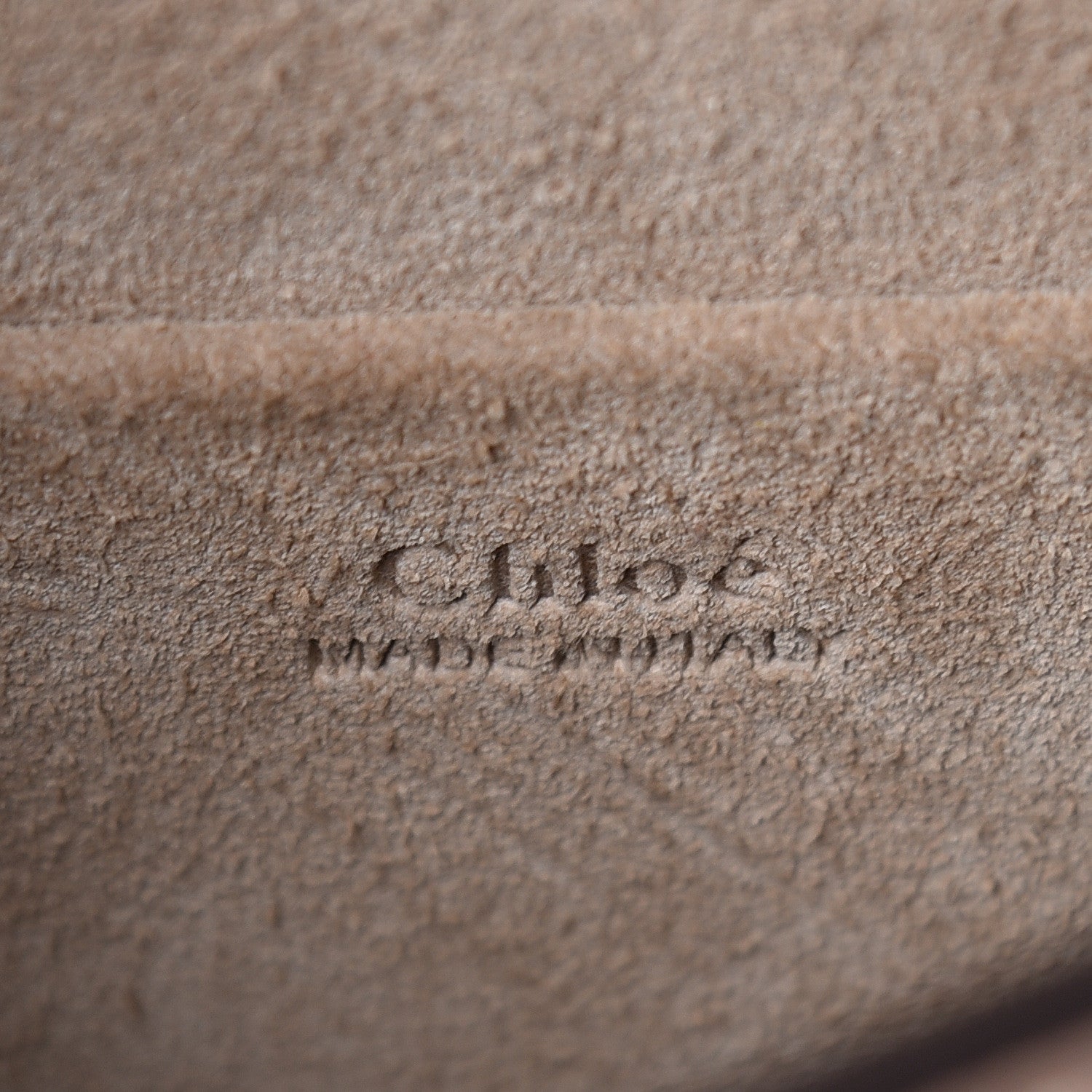 Chloe Calfskin Suede Small Nile Bracelet Bag Biscotti Beige 7 of 10