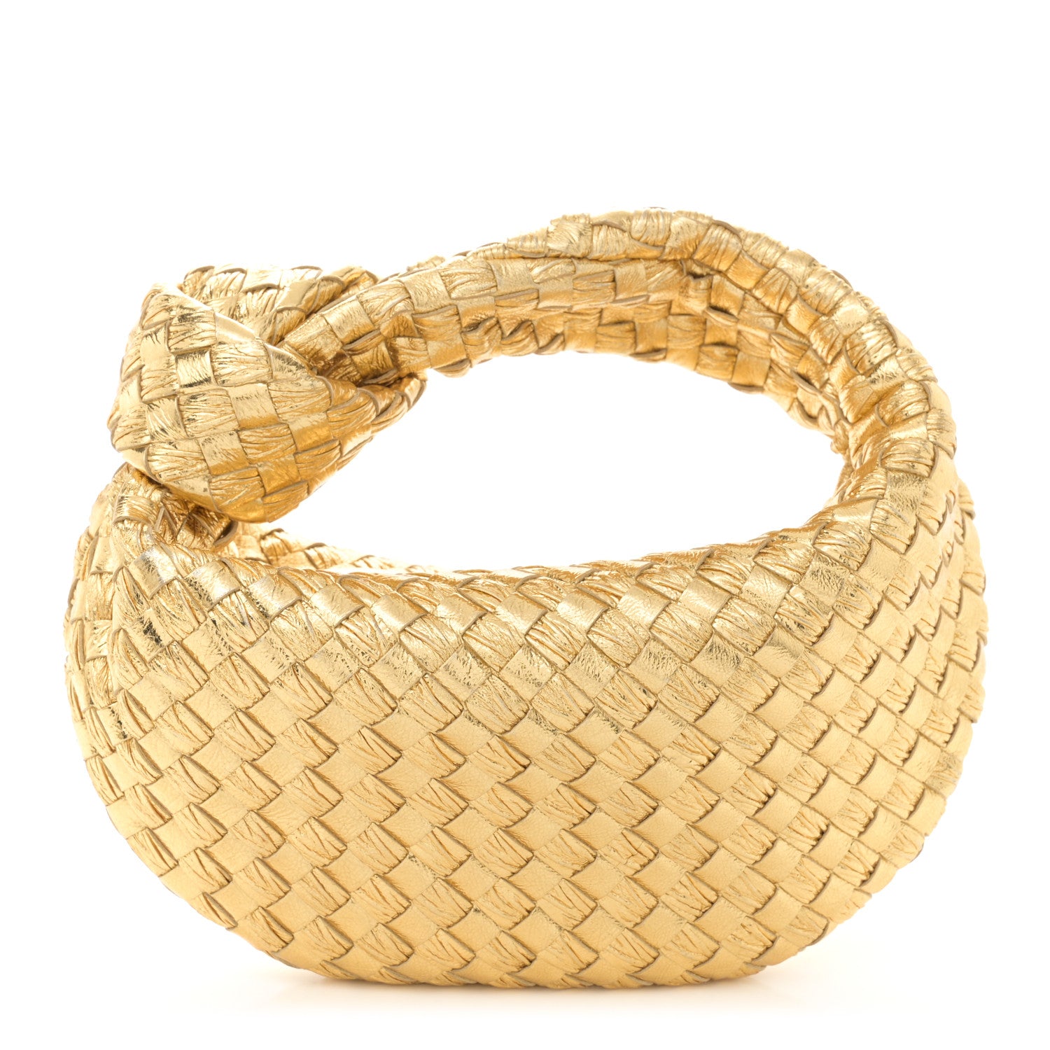 Bottega Veneta Metallic Nappa Intrecciato Mini Jodie Gold 1 of 10