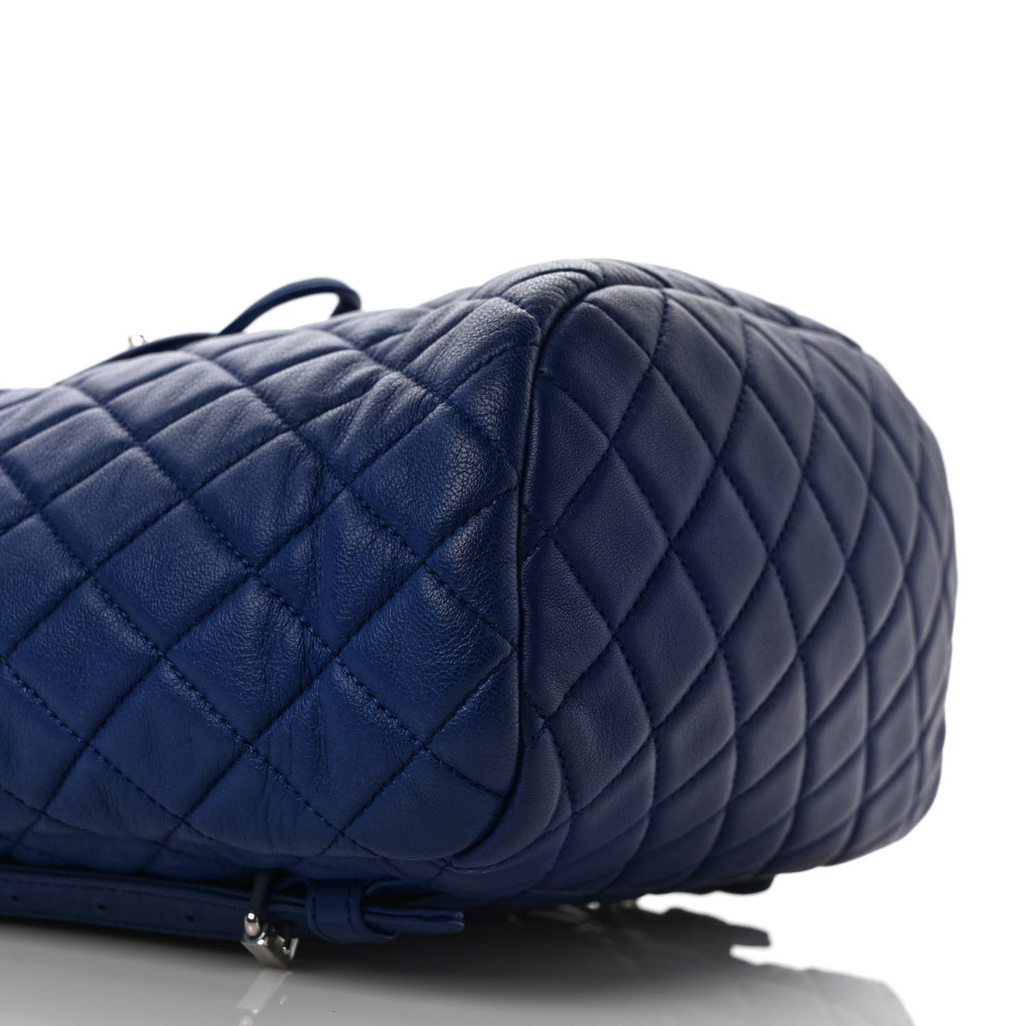 Lambskin Quilted Small Urban Spirit Backpack Blue