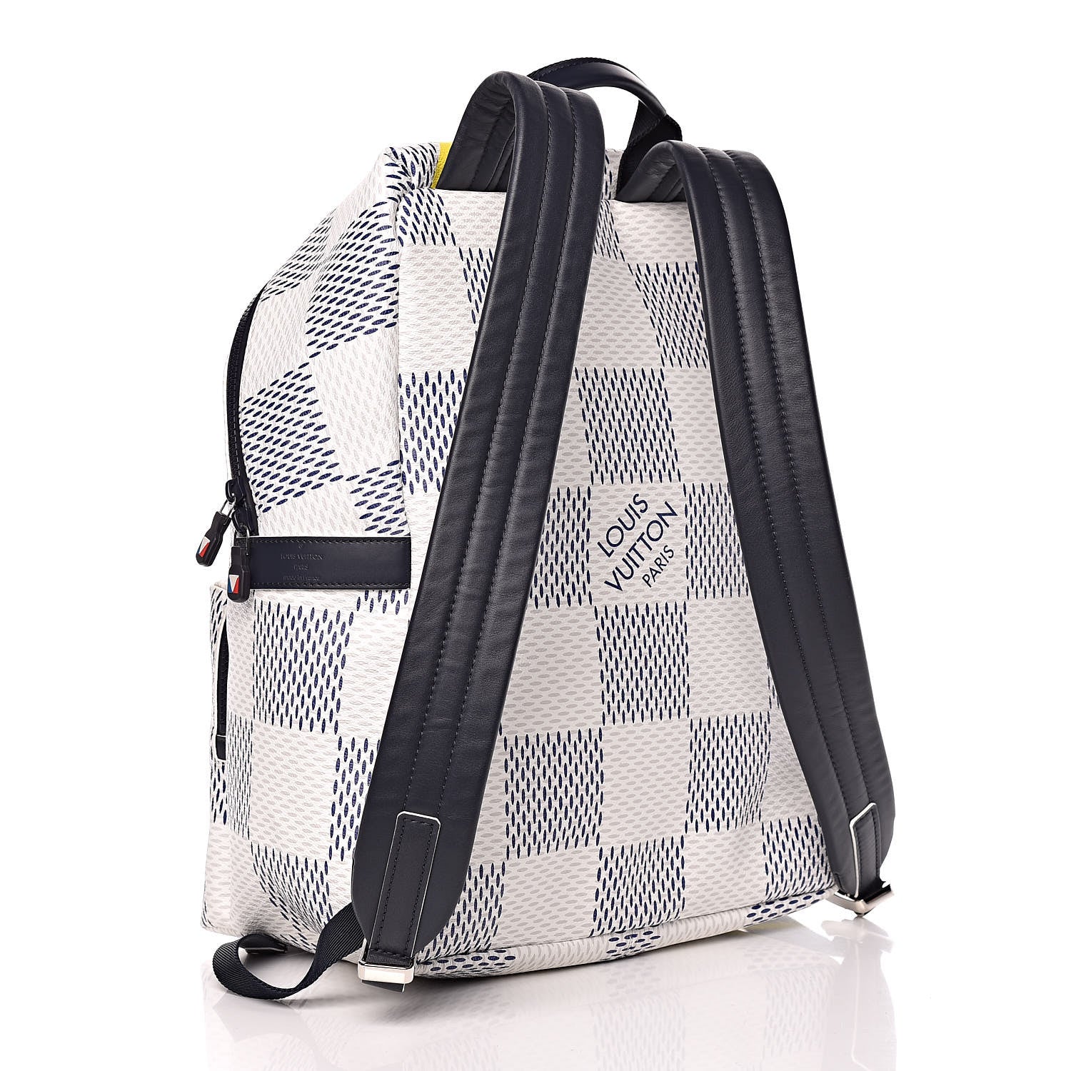 Louis Vuitton Damier Azur Latitude America's Cup Apollo Backpack Yellow 3 of 11