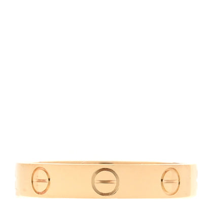 Cartier 18K Yellow Gold 3.5mm LOVE Wedding Band Ring 54 7 3 of 4