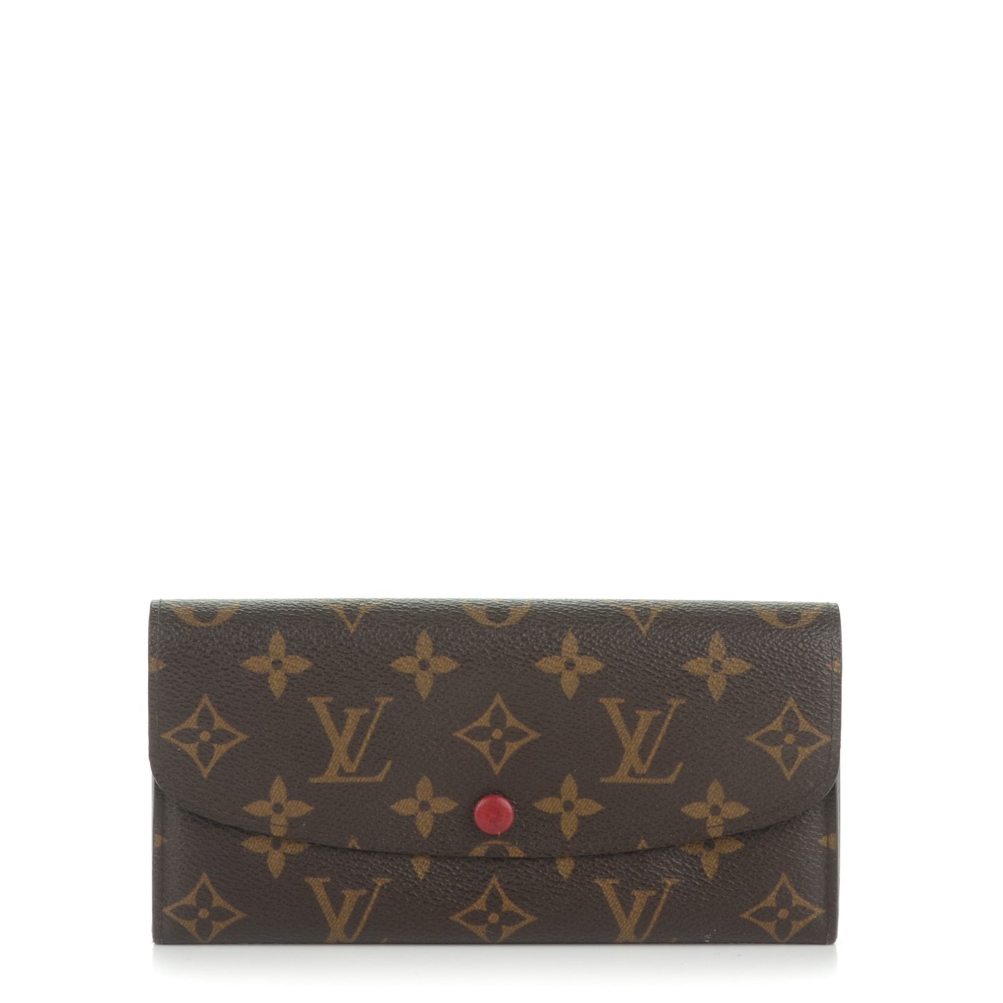 Monogram Emilie Wallet Red