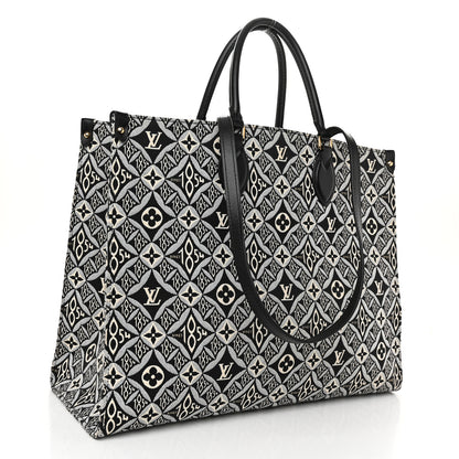 Louis Vuitton Jacquard Since 1854 Onthego GM Grey 3 of 10