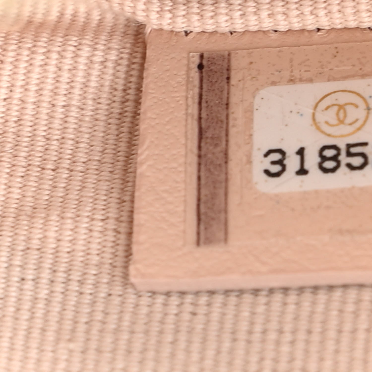 Chanel Caviar Quilted Zip Card Holder Wallet Light Beige 8 of 8