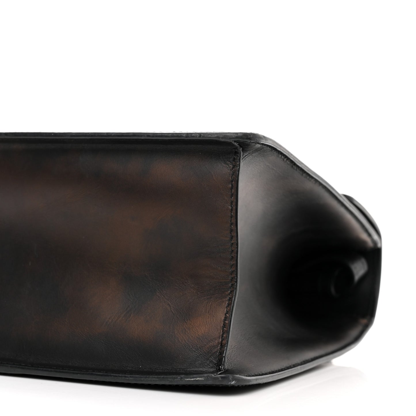 Calfskin Medium Sylvie Top Handle Bag Black